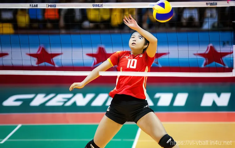 배구 관련 뉴스 업데이트 - **Image Prompt 1: The Ascending Young Star**
A dynamic, action-packed image of a young Vietnames...