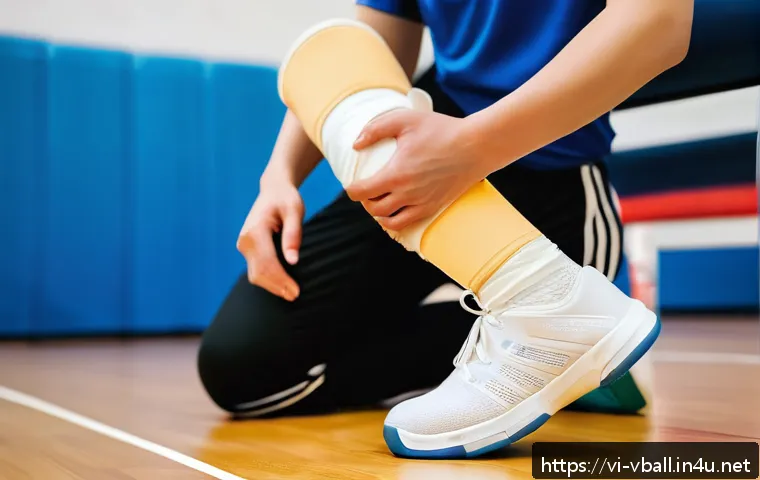 배구 훈련 중 부상 대처 관련 이미지 1